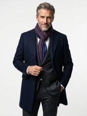 Sciarpa Blu SPINA in lana YAK