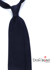 3 Fold Tie SEMANTICA in Dark Blue Silk Gauze In Medium Stat Virtus