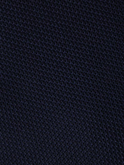 Cravatta 3 Pieghe SEMANTICA in garza di seta Blu Scuro Virtus et Honor