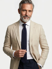 Cravatta 3 Pieghe LEGACY seta stampata inglese blu scuro
