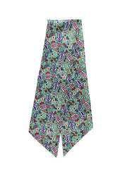 Foulard twilly verde chiaro in seta panama ABISSO