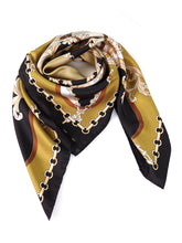 Foulard 90x90cm in seta stampa Beige Alena