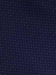 Cravatta 3 pieghe ARMIN in seta tessuta Blu