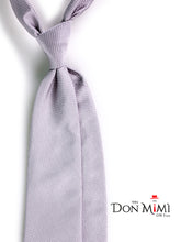 Cravatta 3 Pieghe grigio ASHFORD seta tessuta