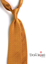 Cravatta 3 Pieghe oro AURA seta tessuto