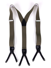 Elastic Y-brace with laces and clips ELASTIC Beige