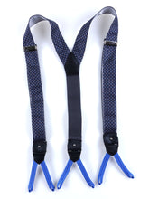 Bretella ibrida con clip e lacci in seta stampata inglese ROSALBY Grigio