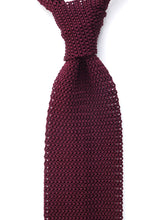 Cravatta a maglia MACCA Bordeaux
