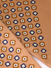 Twilly marrone chiaro in seta twill Caren