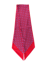 Twilly rosso in seta twill Caren