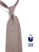 Cravatta 3 pieghe CARTIE seta\lino grigio