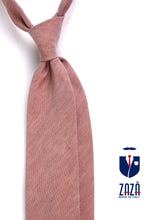 Cravatta 3 pieghe CARTIE seta\lino marrone chiaro