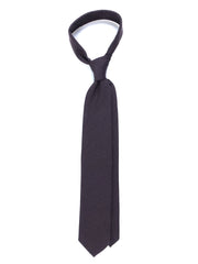 Cravatta marrone 3 Pieghe BIGOL in lana/seta