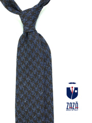 Assisi Brown Silk/Wool 3-Fold Tie