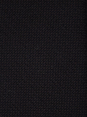 SAVINA Dark Brown Silk/Wool 3-Fold Tie