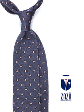 GINGER 3-fold grey silk/cotton tie