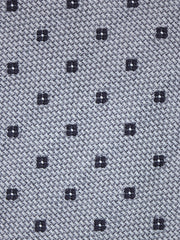 Cravatta 3 pieghe grigio in seta jacquard NEDIRA