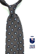 VARESE brown Silk/cotton 3-Fold Tie