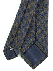 Assisi Light Brown Silk/Wool 3-Fold Tie