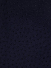 Cravatta 3 pieghe ABASIA in seta TESSUTA Blu Scuro