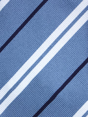 Cravatta celeste 3 Pieghe BALANCE in seta jacquard