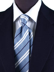 Cravatta celeste 3 Pieghe BALANCE in seta jacquard