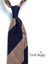 Cravatta 3 Pieghe beige in seta tessuta PAOLA