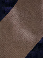 Cravatta 3 Pieghe beige in seta tessuta PAOLA