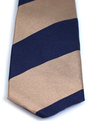 Cravatta 3 Pieghe beige in seta tessuta PAOLA