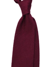 Cravatta 3 Pieghe bordeaux FARMA Seta shantung