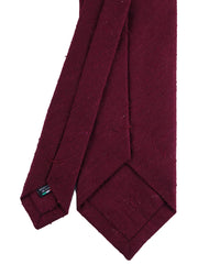 Cravatta 3 Pieghe bordeaux FARMA Seta shantung