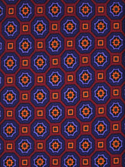 Cravatta 3 Pieghe bordeaux in seta madder MEGHAN
