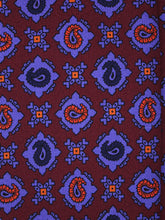 Cravatta bordeaux 3 Pieghe AMANDA in seta madder