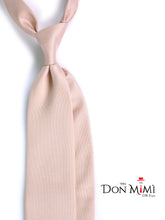 Cravatta color nude 3 pieghe DACCA in seta stampata lusso