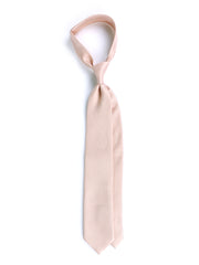Cravatta color nude 3 pieghe DACCA in seta stampata lusso
