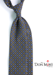 Cravatta verde 3 Pieghe MANTOVA in seta madder italiana