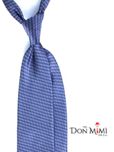 Cravatta grigio 3 Pieghe RIFUSE in seta raso stampata