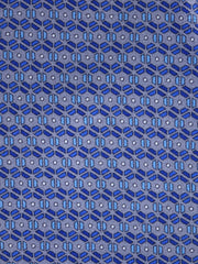 Cravatta grigio 3 Pieghe RIFUSE in seta raso stampata