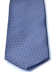 Cravatta grigio 3 Pieghe RIFUSE in seta raso stampata