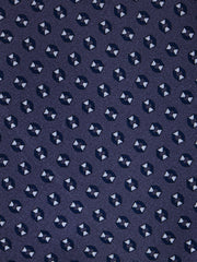 Cravatta grigio 3 Pieghe SHILLA in seta raso stampata