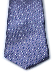 Cravatta grigio 3 Pieghe SHILLA in seta raso stampata