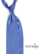 Cravatta grigio 3 Pieghe UNION in seta raso stampata