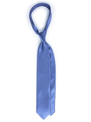 Cravatta grigio 3 Pieghe UNION in seta raso stampata