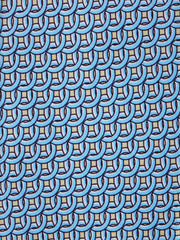 Cravatta grigia 3 Pieghe INCROCIO in seta raso stampata