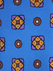 SIMONE 3-fold tie in madder silk Teal