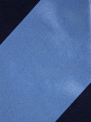 Cravatta 3 Pieghe celeste in seta tessuta PAOLA