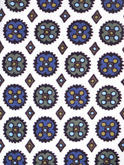 Cravatta bianca 3 Pieghe CORLETO in seta madder italiana