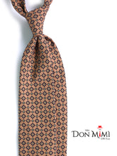 Cravatta beige 3 Pieghe MANTOVA in seta madder italiana