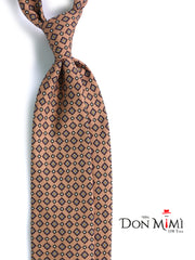 Cravatta beige 3 Pieghe MANTOVA in seta madder italiana