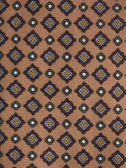 Cravatta beige 3 Pieghe MANTOVA in seta madder italiana